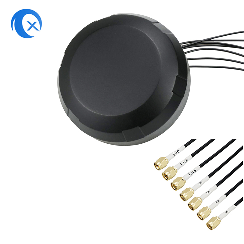 TX Electronics TX-CM002 Multi-in-One Combo Antenna عبر 7 الرصاص 5G WiFi GPS قبة كبيرة من IP67 مركبة هوائية خارجية صناعية